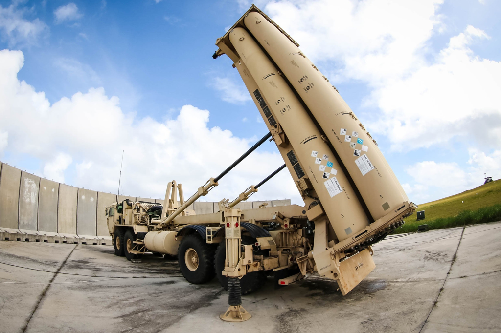美軍終端高空防禦飛彈（Terminal High Altitude Area Defense，簡稱THAAD或薩德）系統。   圖：翻攝US ARMY(資料照片)