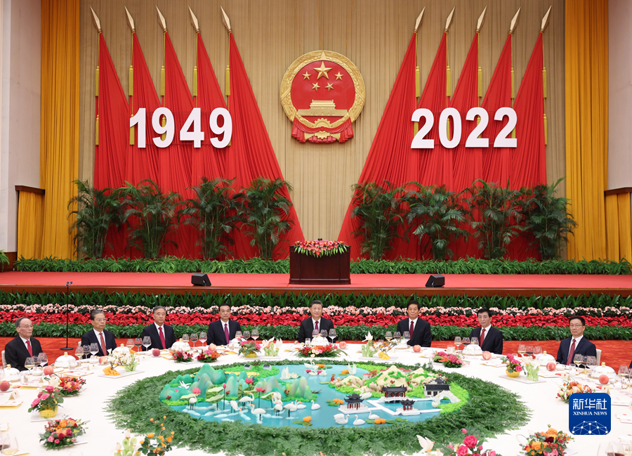 中共國慶招待會,習近平、李克強、栗戰書、汪洋、王滬寧、趙樂際、韓正、王岐山等高層參與。 圖:翻攝自新華社(資料照) 中共國慶招待會,習近平、李克強、栗戰書、汪洋、王滬寧、趙樂際、韓正、王岐山等高層參與。 圖:翻攝自新華社(資料照)