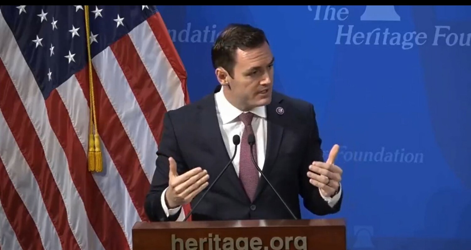美國聯邦眾議員邁克‧加拉格爾（Mike Gallagher）。   圖:翻攝自推特Rep. Gallagher Press Office( @RepGallagher)