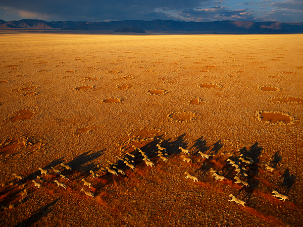 極富探險精神的美國空拍攝影師喬治‧史坦梅茲，利用科學攝影技巧，揭露今日世界上僅存偏僻沙漠文化。   圖：翻攝自國家地理雜誌網站
