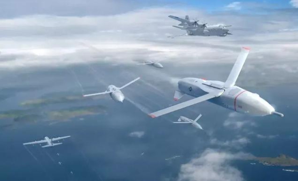 小精靈無人機蜂群。 圖 : 翻攝自KKNews