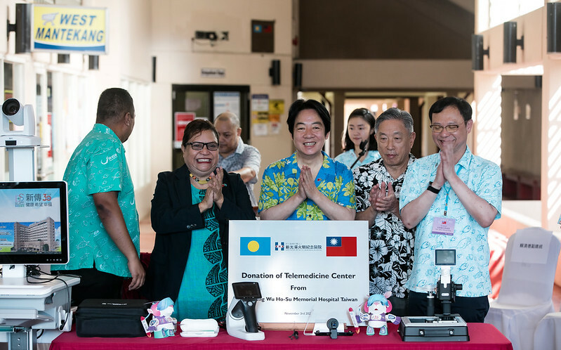 見證遠距醫療設備捐贈儀式 賴清德：盼增進帛琉民眾健康福祉 加強合作 |