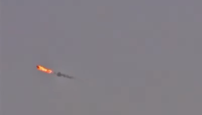南韓自主研發「天弓 M-SAM」地對空導彈2日發射後通訊不良後自爆。   圖：翻攝自YT影片