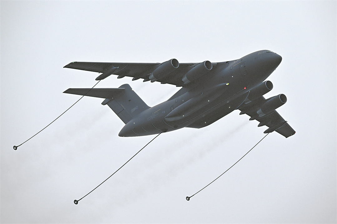 解放軍「運油-20」空中加油機8日將參與珠海航展動態展示。 圖:翻攝新華網 解放軍「運油-20」空中加油機8日將參與珠海航展動態展示。 圖:翻攝新華網