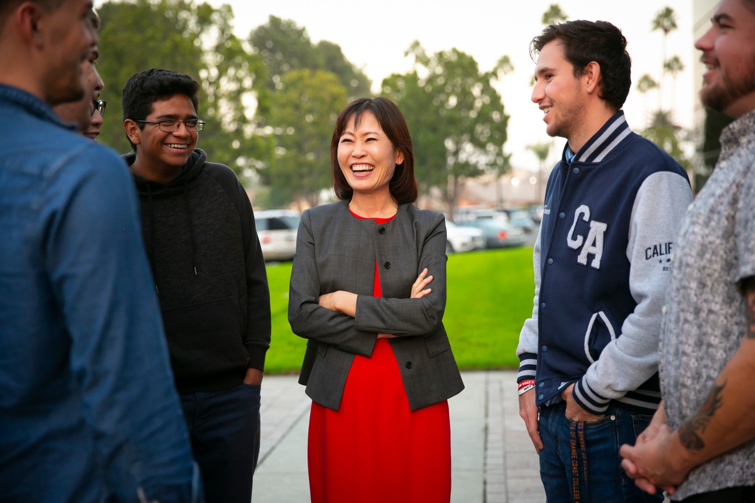 現任共和黨聯邦眾議員、韓裔樸銀珠（Michelle Steel）。   圖：翻攝自樸銀珠臉書（資料照）