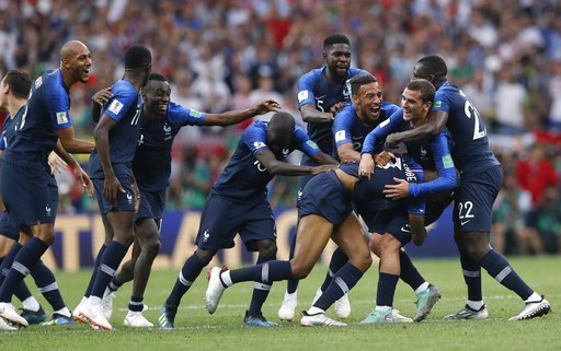 法國隊上一屆奪下世界盃足球賽冠軍，本屆將要來嘗試衛冕。   圖／美聯社／達志影像