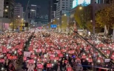 被穿拖鞋的記者轟 還有25萬人抗議 尹錫悅不支持度61% 遭遇新危機 |