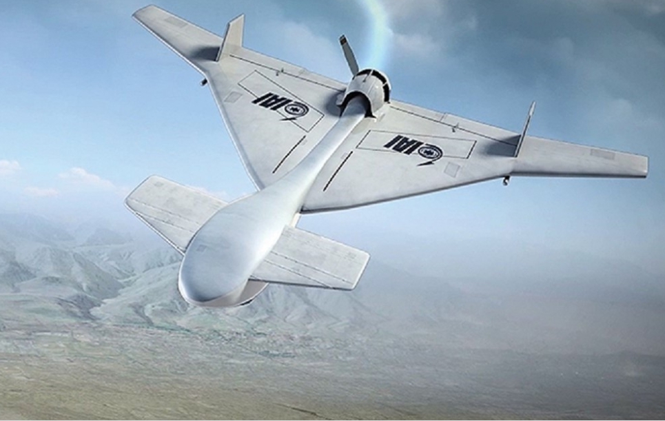 以色列 Harop 哈洛普無人機可採遠程自殺式攻擊。 圖 : 翻攝自IAI網站