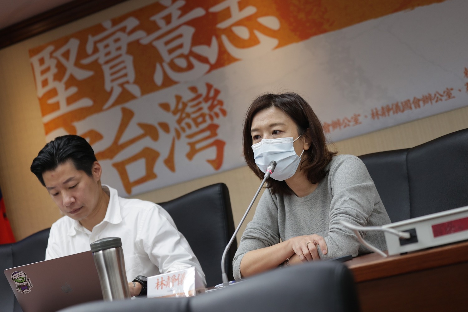林靜儀感嘆，民眾心中完全沒有民防的概念與知識。 圖：翻攝自林昶佐臉書