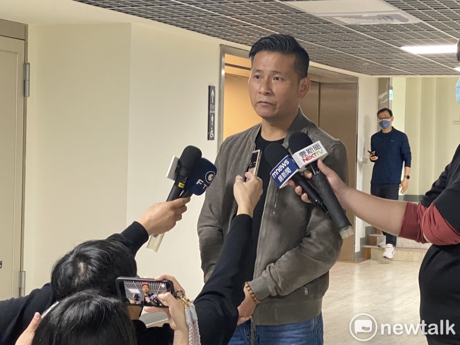  國民黨籍台北市議會議長兼國民黨台北市黨部主委戴錫欽。 圖：周煊惠 / 攝（資料照） 