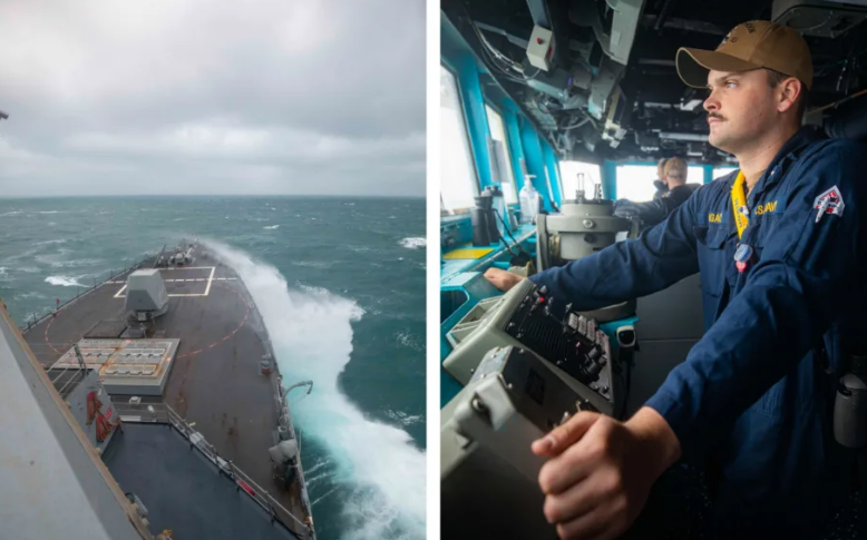 美加軍艦在台海遭共艦挑釁 國防部籲尊重自由航行權