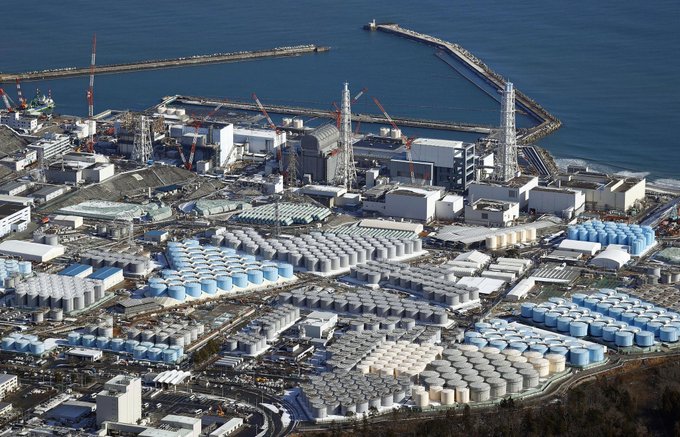  日本福島核電廠。 圖：翻攝自推特帳號 @CGMeifangZhang 