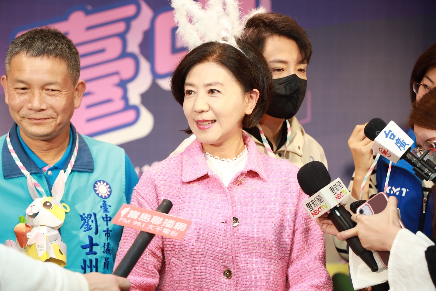 台中市副市長王育敏被視為盧秀燕接班人之一，也是立委選舉的活棋。台中市政府/提供