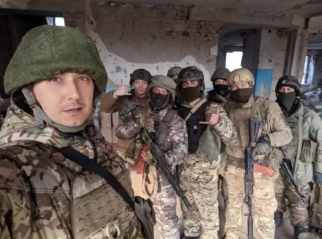 在烏克蘭前線的瓦格納軍團士兵。 圖 : 翻攝自陸媒《HE 觀察》