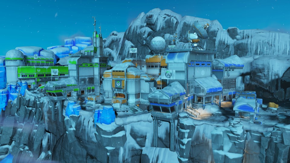 《鬥陣特攻2》為控制模式推出冰天雪地的南極地圖 圖：暴雪娛樂/提供