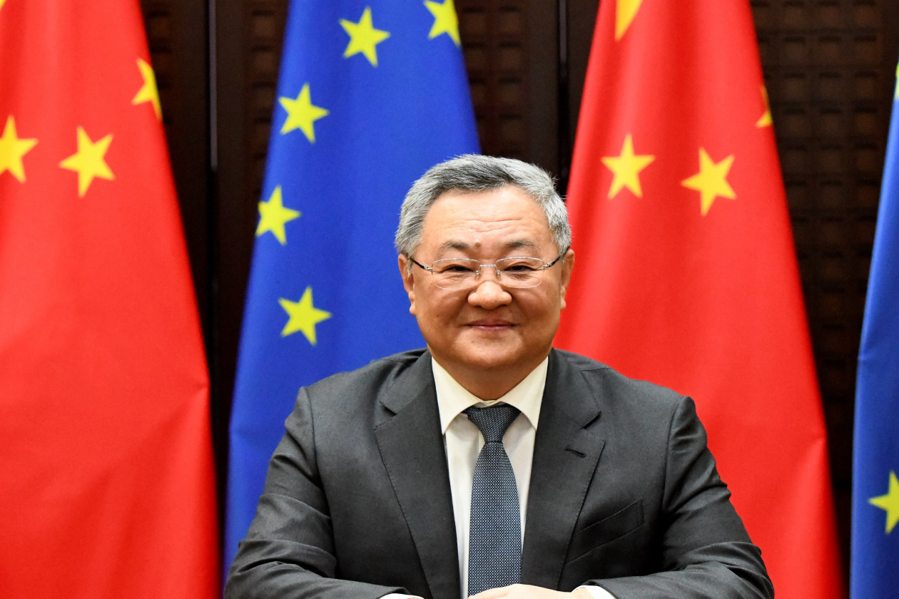 中國駐聯合國大使傅聰。 圖:翻攝自中國駐歐盟大使館 中國駐聯合國大使傅聰。 圖:翻攝自中國駐歐盟大使館