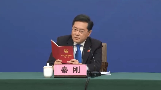  中國前外交部長秦剛消失快2年仍無下文。(資料照片) 圖 : 翻攝自騰訊網 