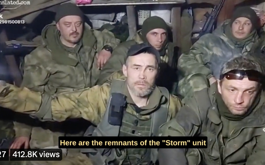 (影)  俄「風暴部隊」稱遭「刻意送去屠殺」 指控兇狠「督戰隊」阻後撤
