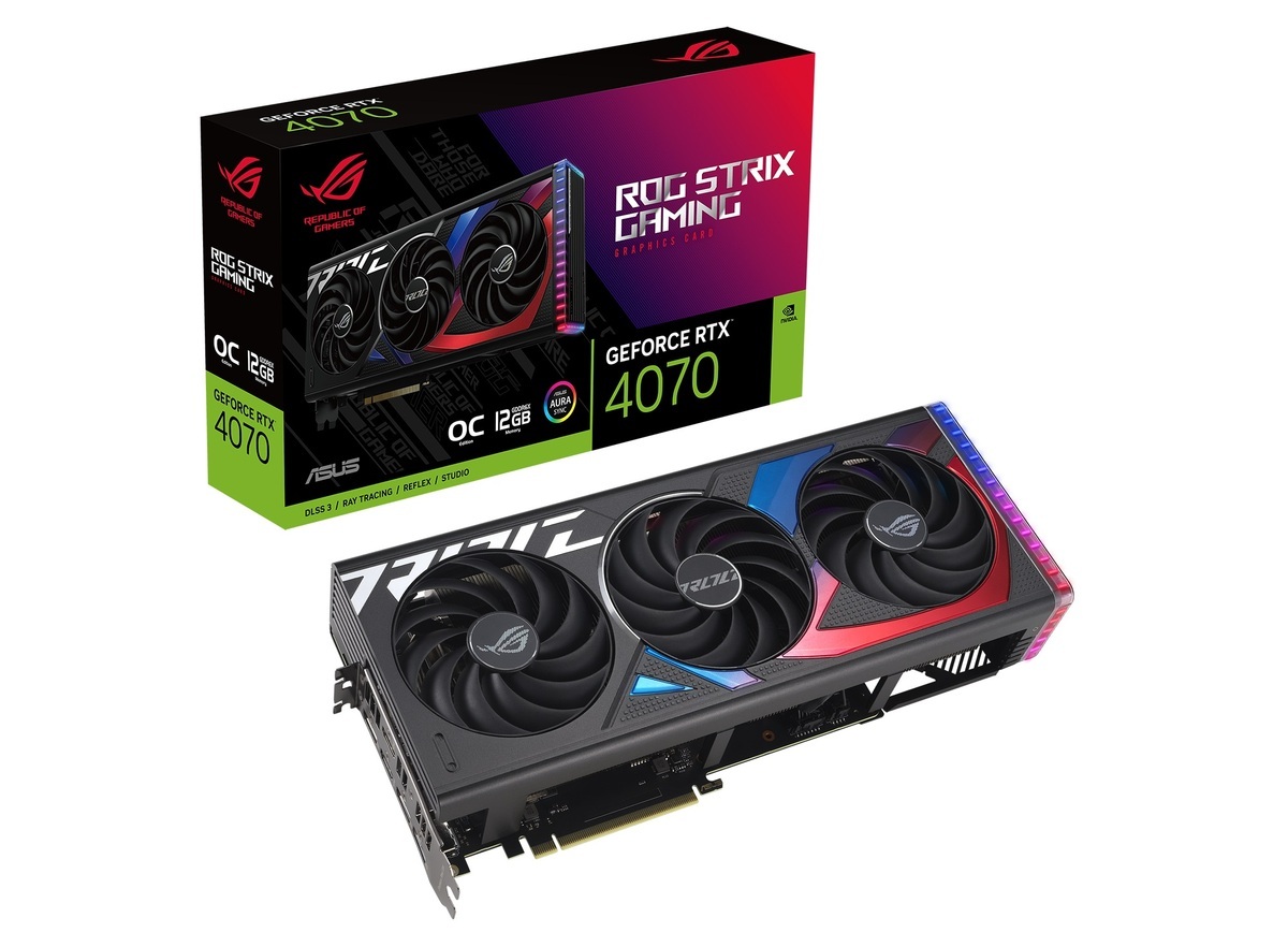ROG Strix GeForce RTX 4070 圖：ASUS/提供