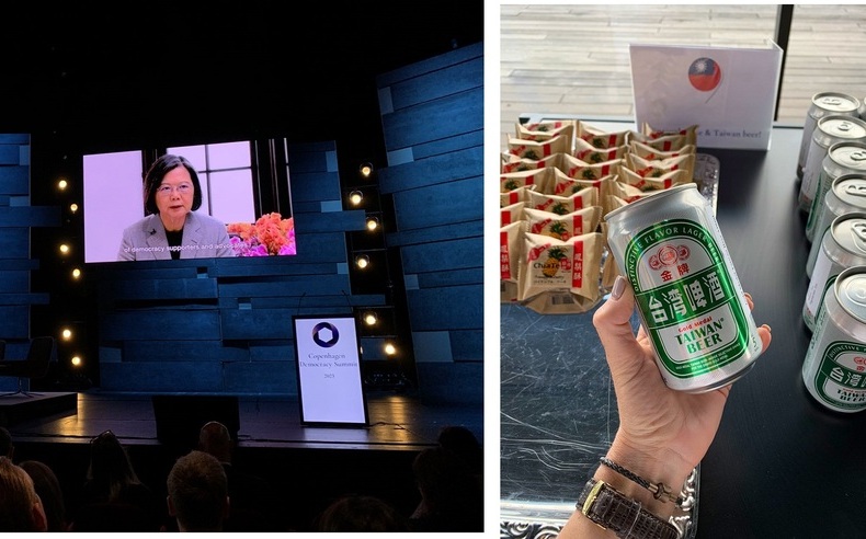 台啤＋鳳梨酥上桌 哥本哈根民主峰會飄散台灣味 | 國際 | Newtal