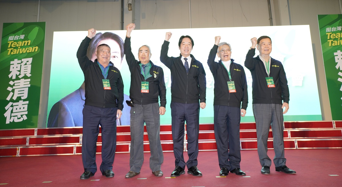 賴清德在台中市靠多位深綠大老支持。李茂盛/提供 賴清德在台中市靠多位深綠大老支持。李茂盛/提供