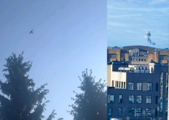 空襲莫斯科的無人機。 圖 : 翻攝自樞密院十號 空襲莫斯科的無人機。 圖 : 翻攝自樞密院十號