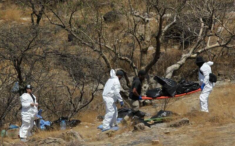 都是屍塊！搜尋7失蹤者 墨西哥警方在峽谷發現45袋「人類遺骸」