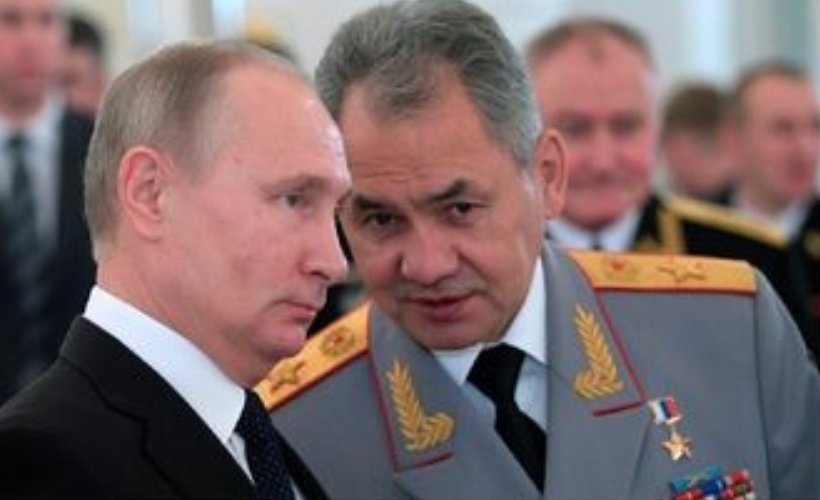 據傳，俄羅斯總統普丁（左）決議，將國防部長紹伊古（右）轉調副總理，被解讀是向瓦格納首腦普里戈津低頭。 圖 : 翻攝自@Norreports推特