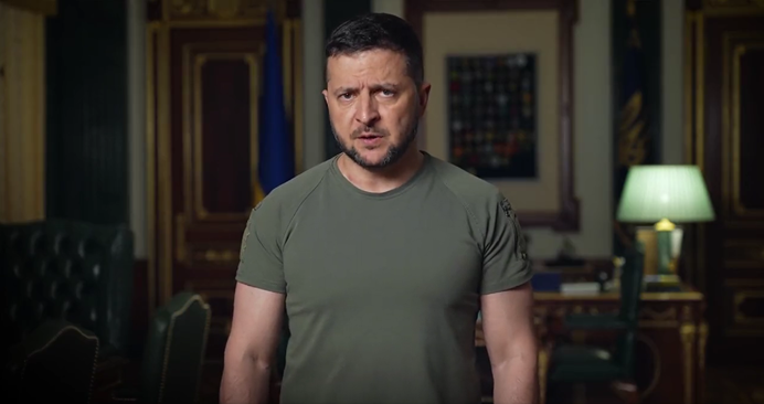 澤連斯基在個人推特上的推文。 圖：翻攝自Volodymyr Zelenskyy推特