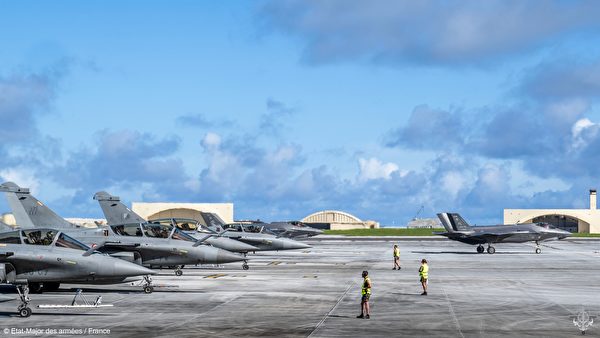 法國空軍的飆風戰鬥機在關島空軍基地將與美軍的F-35戰機一同參與「北方邊緣23-2」演習(Northern Edge 23-2)。 圖:翻攝自推特@Armee_de_lair 法國空軍的飆風戰鬥機在關島空軍基地將與美軍的F-35戰機一同參與「北方邊緣23-2」演習(Northern Edge 23-2)。 圖:翻攝自推特@Armee_de_lair