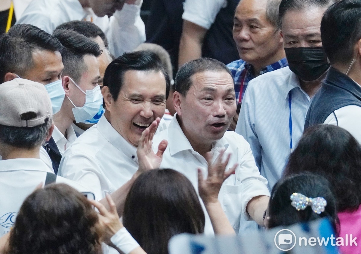 國民黨全代會上,前總統馬英九也現身力挺侯友宜。 圖:張良一/攝