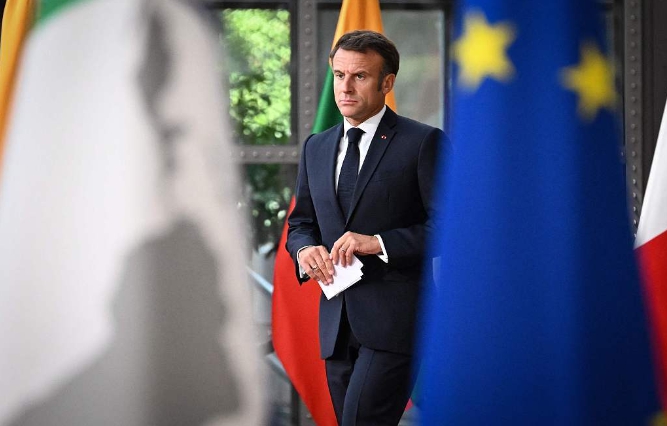  法國總統馬克宏。 圖 : 翻攝自視覺中國 