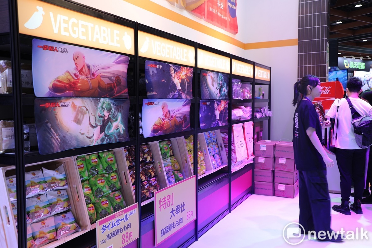 展區設計展現《一拳超人：世界》遊戲高度還原動畫原作的特色 圖：蔡幸秀/攝