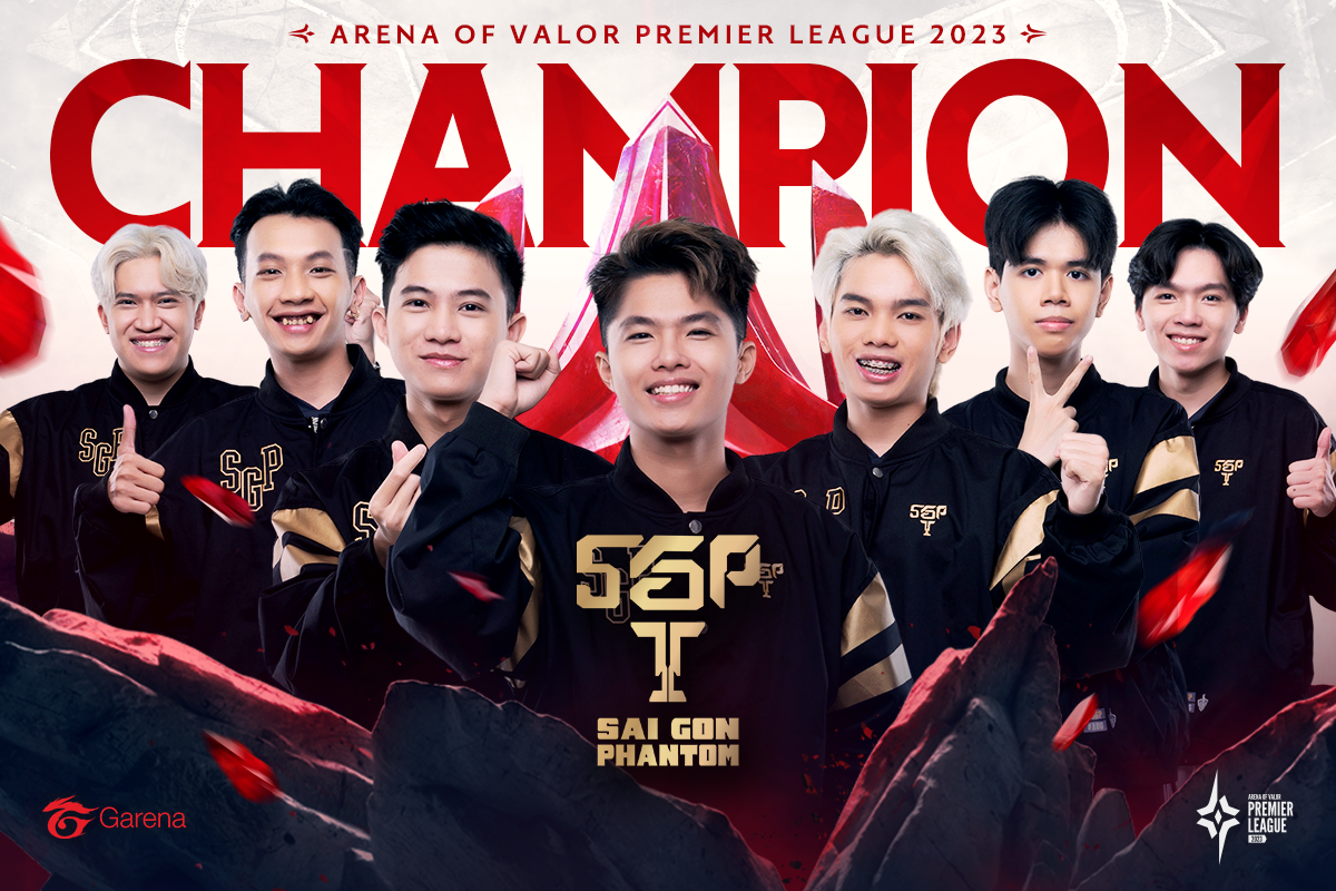 SGP 以 4-1 的比數拿下隊史首座傳說對決國際賽事獎盃 圖：Garena/提供
