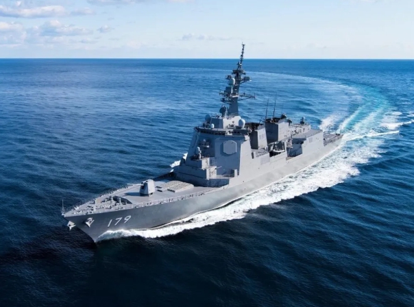 日本摩耶號神盾級驅逐艦。 圖 : 翻攝自日本海上自衛隊 