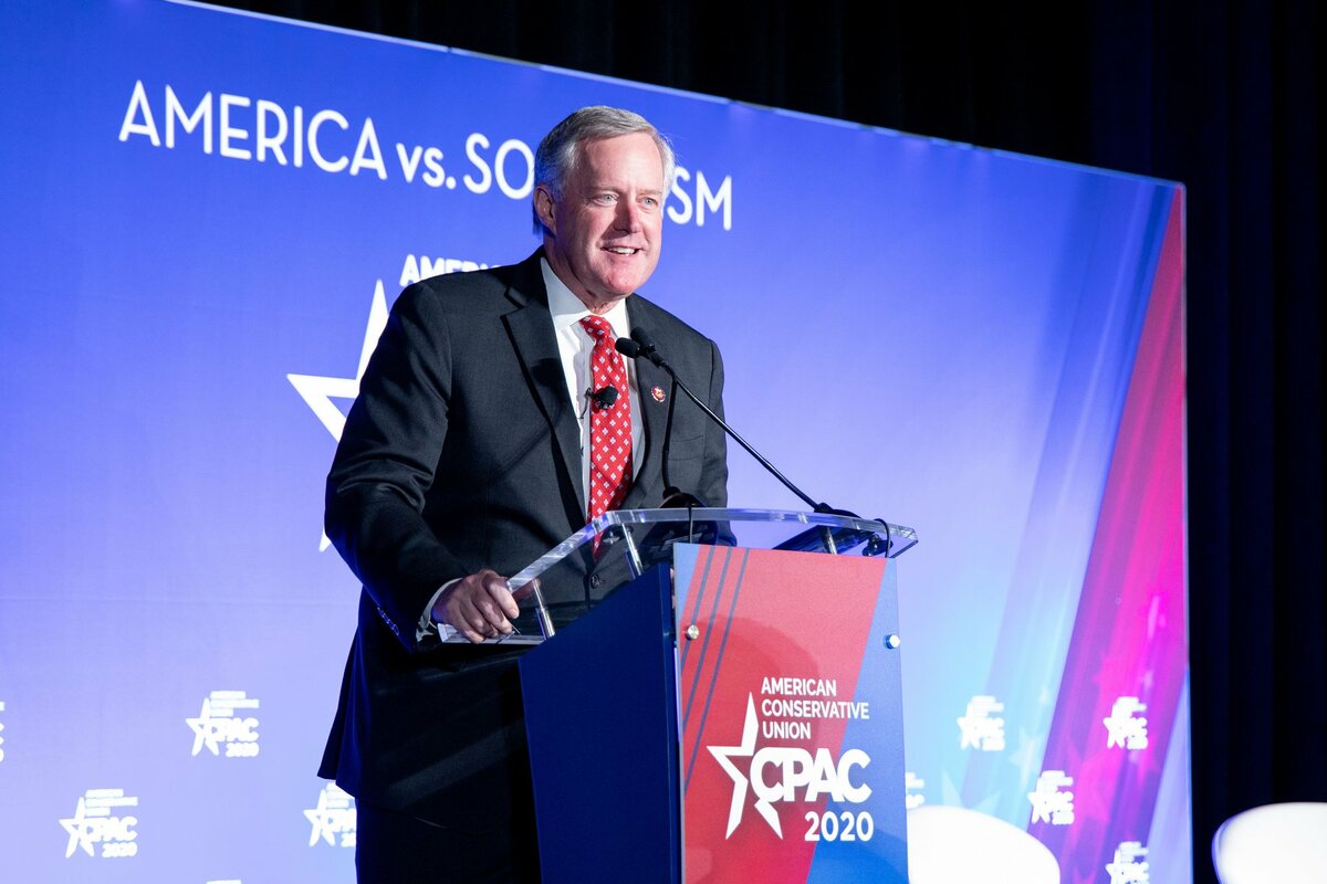 曾任川普任內白宮幕僚長的梅多斯（Mark Meadows）。 圖：擷取自臉書「Mark Meadows」 