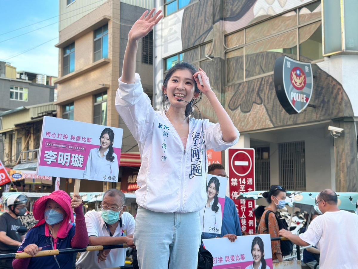 李明璇從政第一步就是挑戰艱困選區。（圖：李明璇提供）
