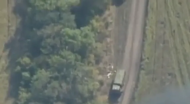 被烏軍摧毀的俄軍運輸車 被烏軍摧毀的俄軍運輸車