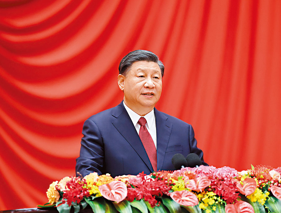 中國領導人習近平的崛起,有賴於賈慶林的大力提拔。 圖:翻攝自新華社 中國領導人習近平的崛起,有賴於賈慶林的大力提拔。 圖:翻攝自新華社