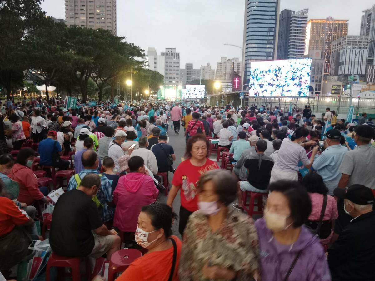  郭倍宏稱競選總部成立當天湧入兩萬人。 圖:孫家銘攝（資料照片） 
