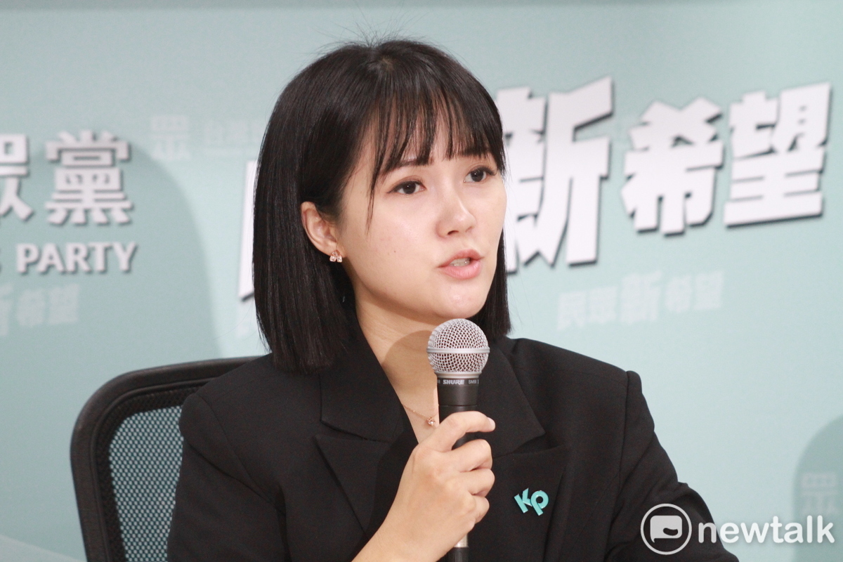 民眾黨發言人吳怡萱。 圖:周煊惠/攝(資料照)