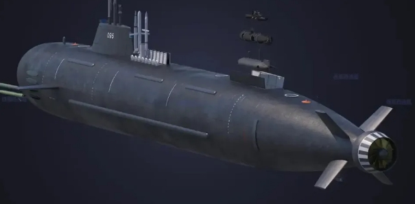 解放軍核潛艦的無軸泵推讓潛艇靜音效果極強，成為名副其實的大洋黑洞。​​ 圖 : 翻攝自憑海觀島 