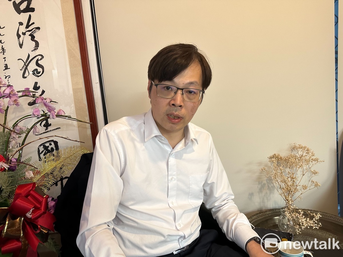  專訪台灣基進黨主席王興煥。 圖：朱蒲青／攝。 