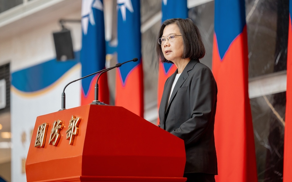 President Tsai Ing-wen Reveals Chinese Academy of Sciences’ New Anti-aircraft Missile System