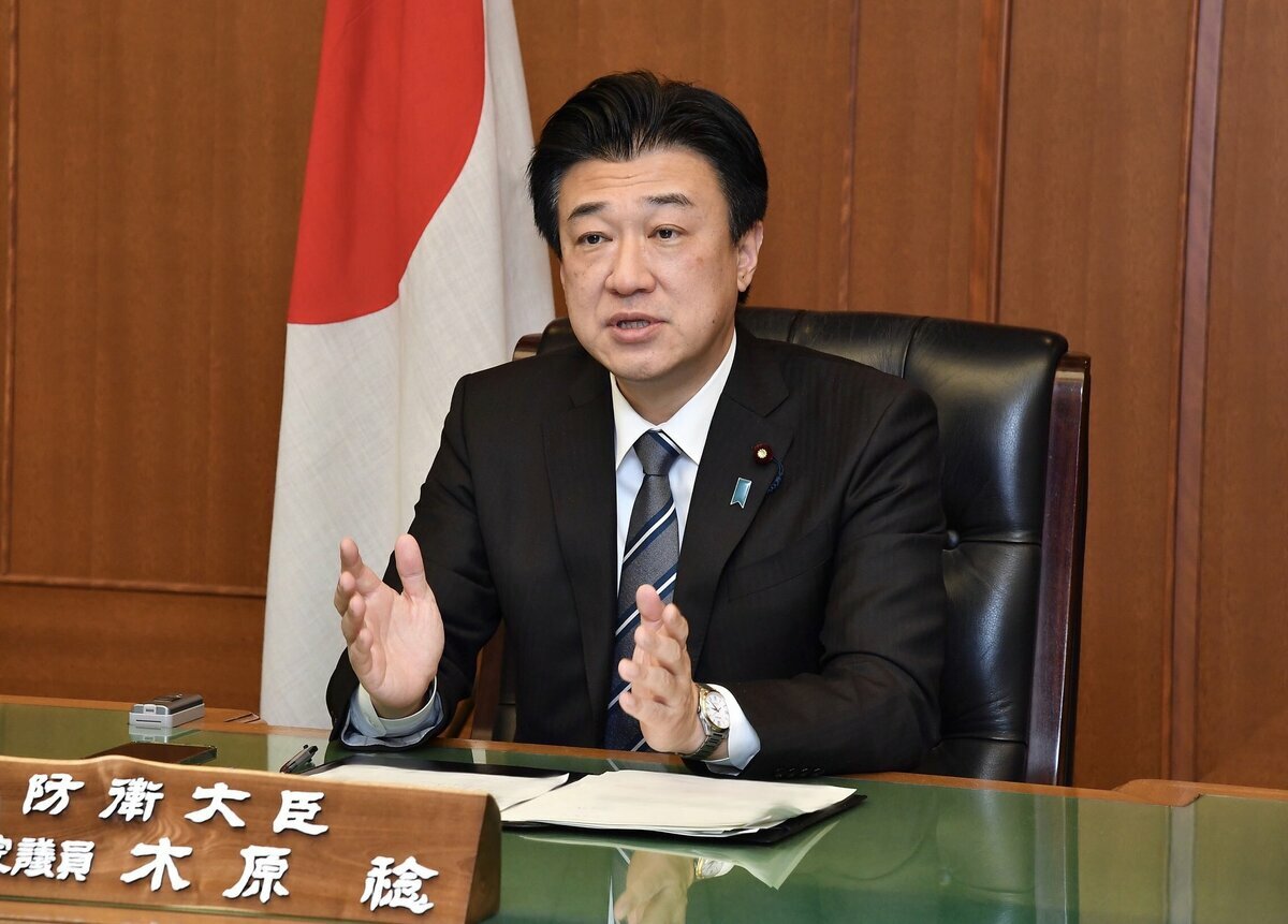 日本內閣官房長官木原稔。 圖：翻攝自日本防衛省Ｘ（推特） 
