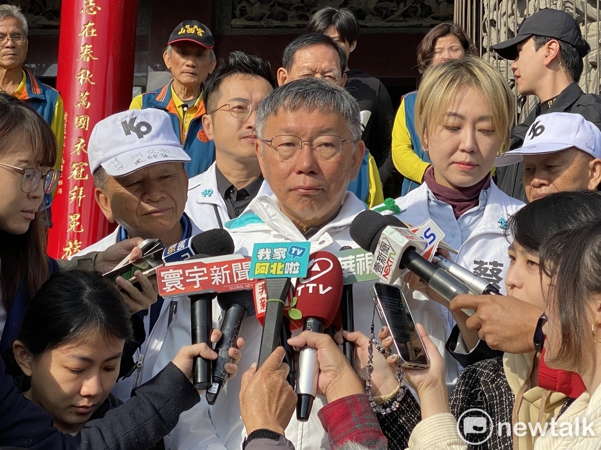 對於議員質疑他貼移工標籤、汙名化。柯文哲表示，「我不知道哪裡歧視了？」柯文哲表示，基於人道立場，北市關愛之家照顧移工生下的黑戶寶寶，但是源頭還是要處理，「有些議員的話，就聽聽就可以，我們是解決問題的人。」圖：周煊惠攝（資料照）。