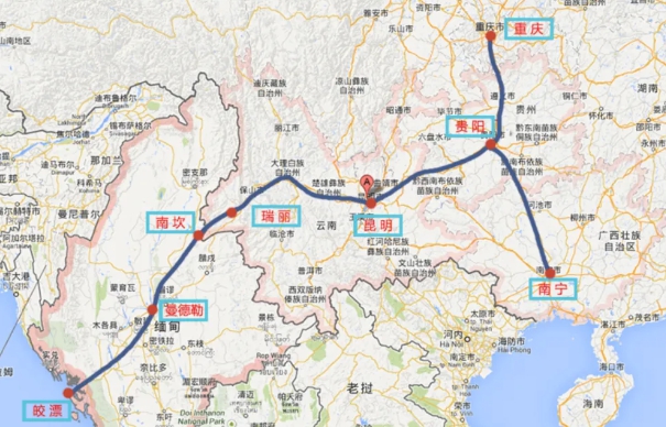  皎漂灣是中緬油氣管道的起點。 圖 : 翻攝自唐駁虎 