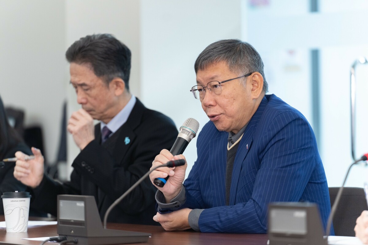 柯文哲選前曾表示，他最終盼政府體制達成內閣制。 ／圖：民眾黨提供