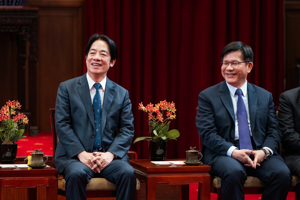 林佳龍確定接任外交部長，協助賴清德推動外交事務。 圖：總統府提供 