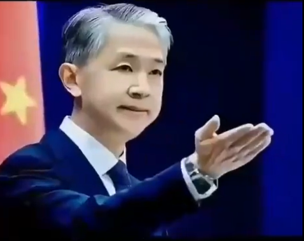  汪文斌所配戴的錶由瑞士名貴鐘錶品牌《百達翡麗》生產。該錶賈格約在 347 萬人民幣左右。 圖：翻攝自火焰革命 X（前推特）帳號 
